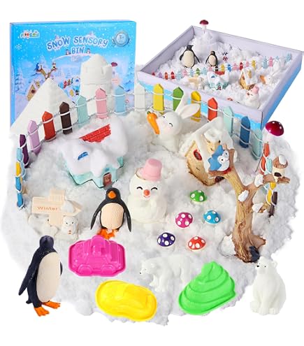Amazon.co.jp: Madzee Winter Wonderland スノーサンド プレイセット